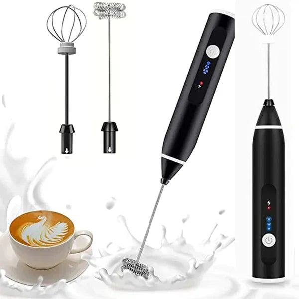 Rechargeable Coffee Beater - 3 in 1